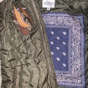 Limited edition embroidered triumph tiger jacket